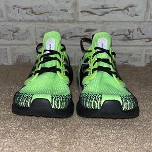 Adidas Ultra Boost 20 Running Shoes Green/Black sz 9